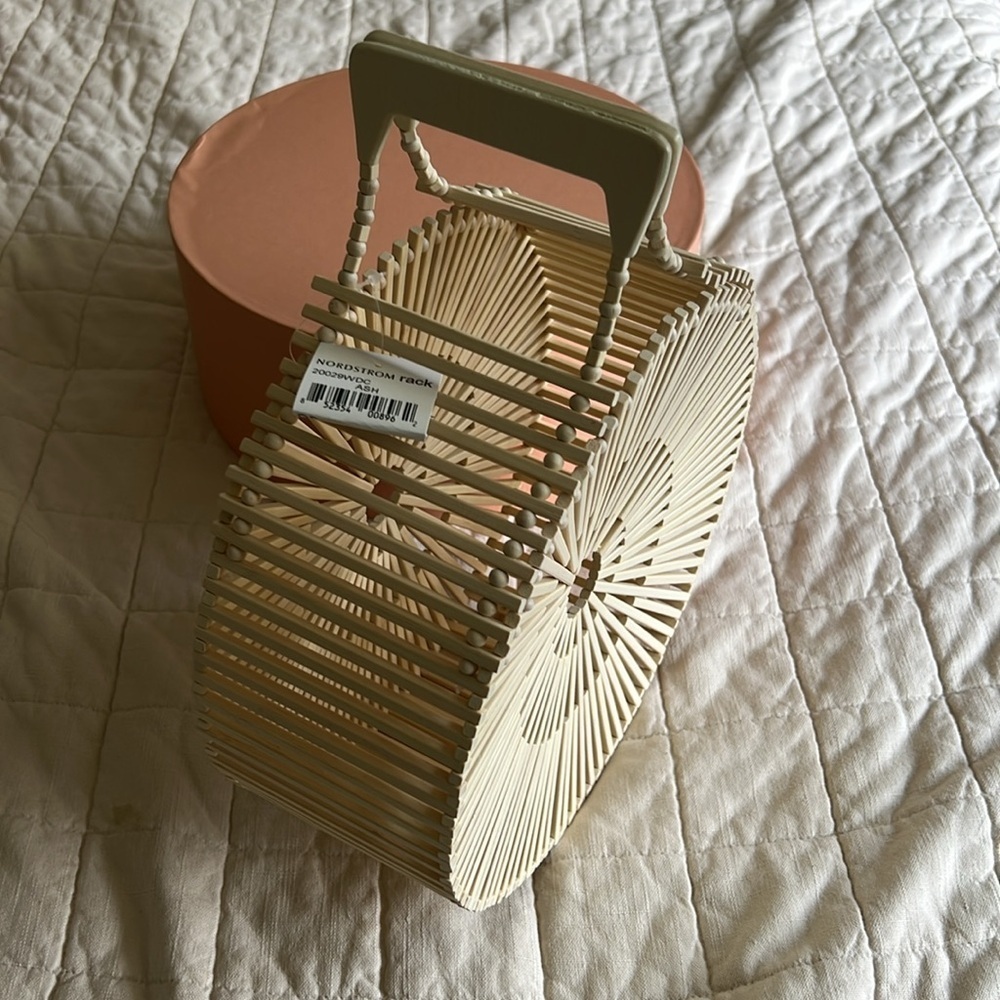Cult Gaia Round Bamboo Bag - Picture 3 of 12